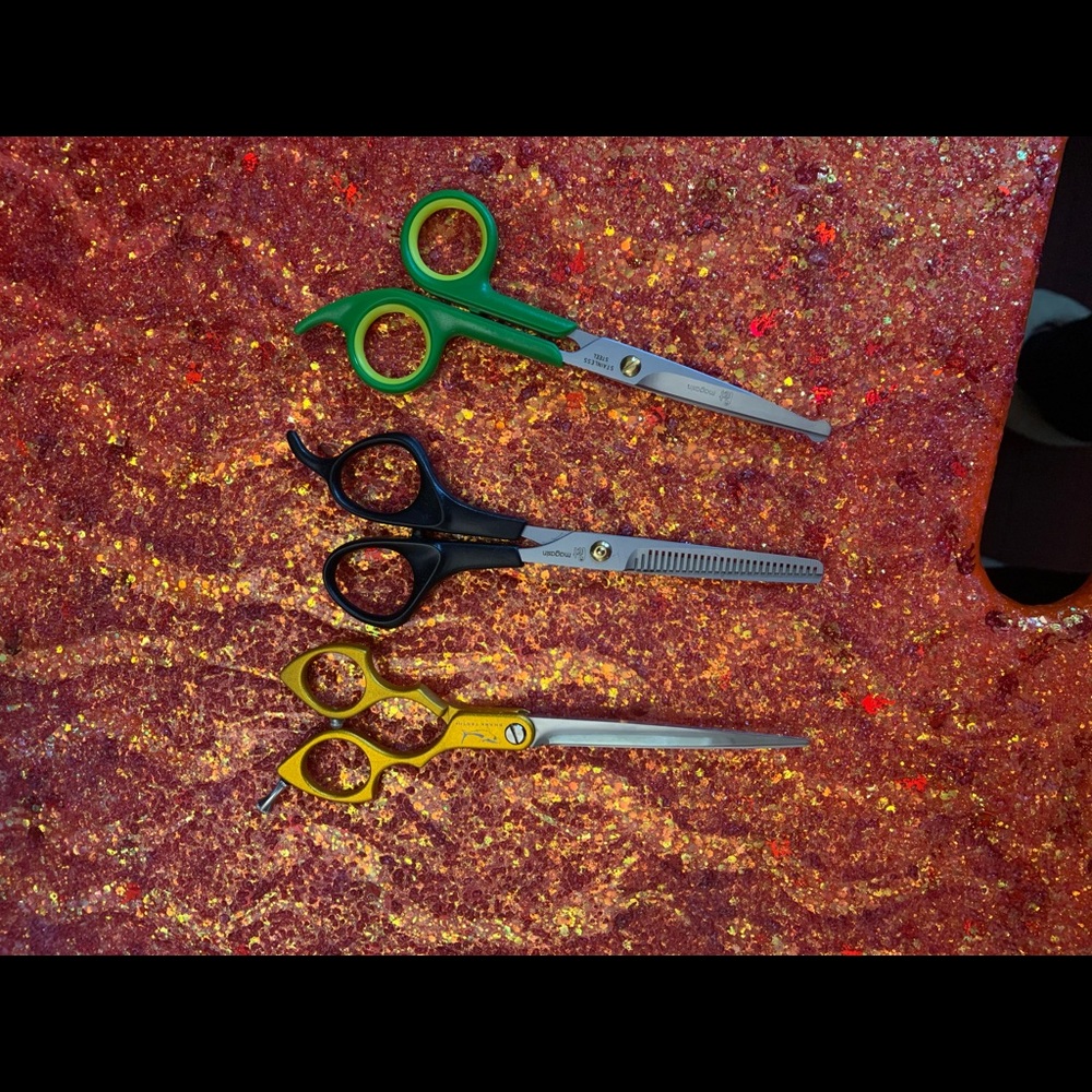 Dog grooming shears set